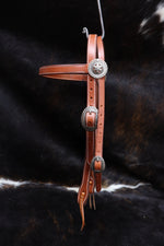 Load image into Gallery viewer, Brow Band Bridle with Cast Bronze Hardware
