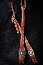 Load image into Gallery viewer, Split Ear Bridle with Sterling Silver Hardware
