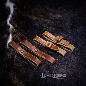 Leather Bit Connectors for Romel Reins