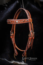 Load image into Gallery viewer, BrowBand Bridle with Dots
