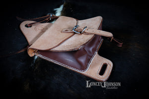 Left Side Doctoring Bag with Dark Brown Gusset