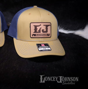 Richardson Biscuit & True Blue Cap with Leather Patch (Copy)