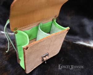 Single Side Doctoring Bag with Lime Green Gussets